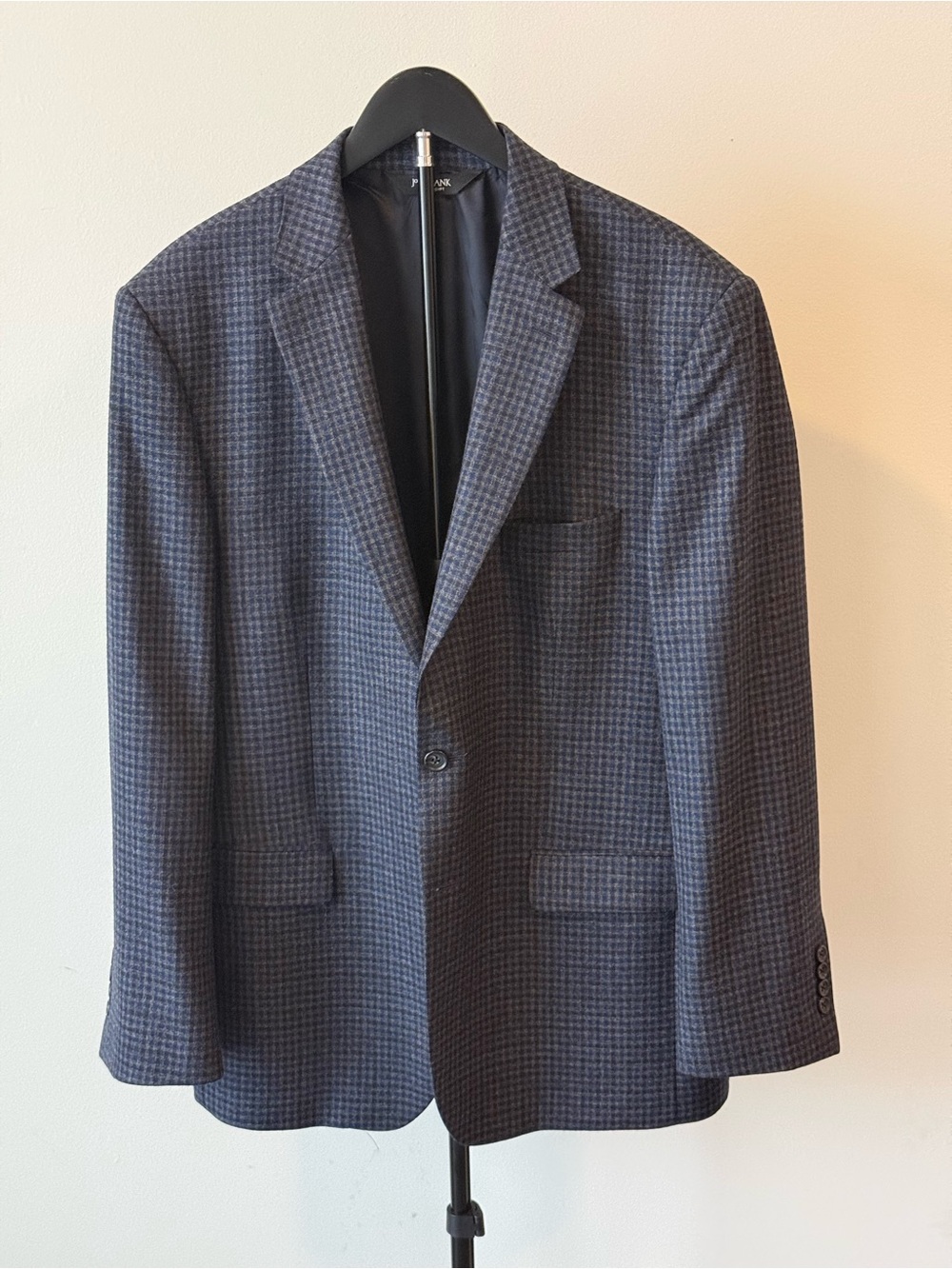 Jos. A. Bank Signature Men’s Blue Check Tailored Fit Sport Coat Blazer